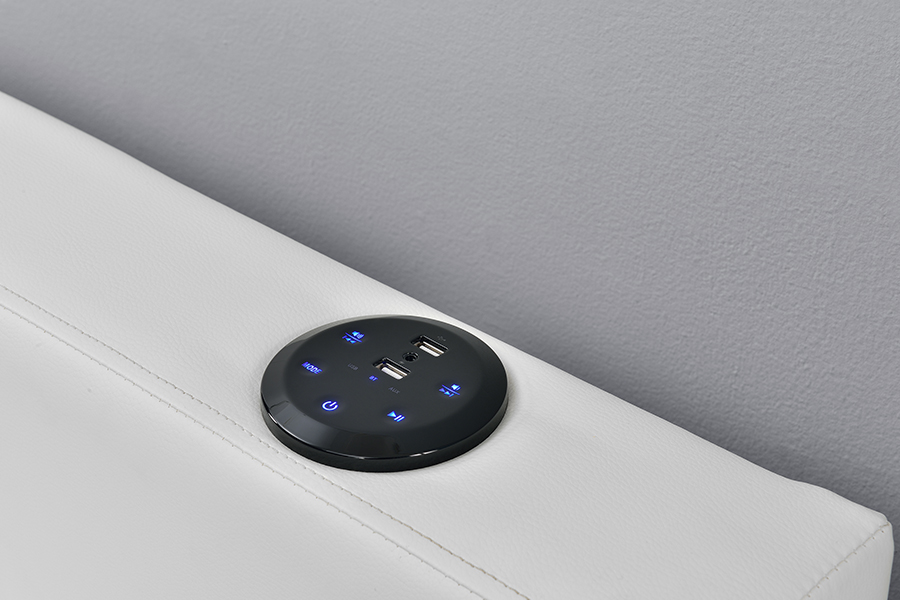 1894-1DS Bluetooth Hoparlör Döşemeli Görsel-İşitsel Saklama Yatağı Çerçevesi