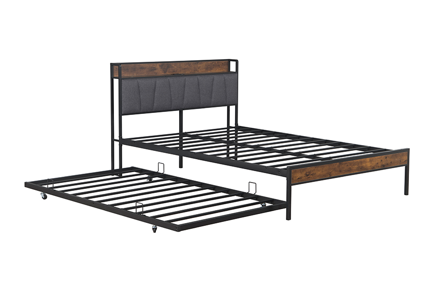 4550-1U Ranza Metal Endüstriyel Tarz Karyola