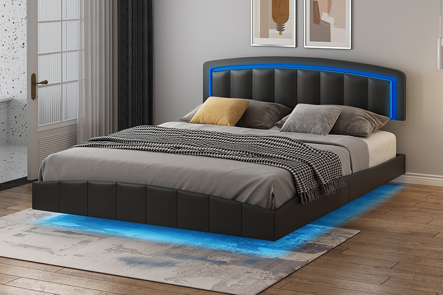 4468-1 LED Döşemeli Yüzer Yatak Çerçevesi