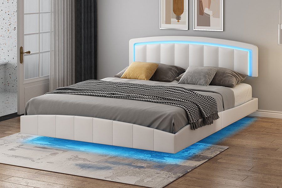 4468-1 LED Döşemeli Yüzer Yatak Çerçevesi