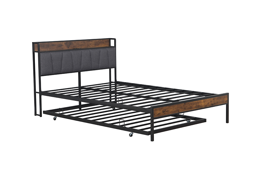4550-1U Ranza Metal Endüstriyel Tarz Karyola