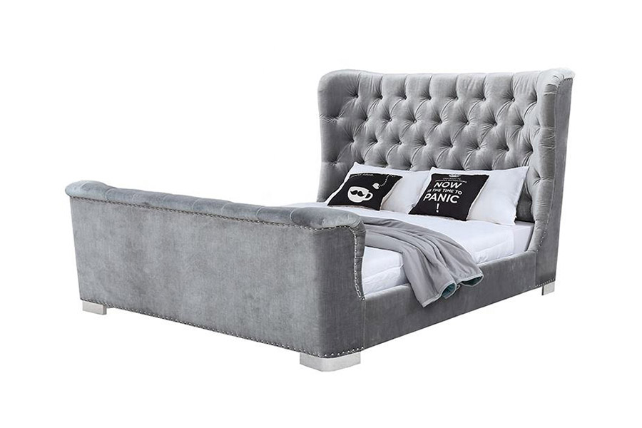 1413 Modern Tasarım Döşemeli Platform Döşemeli Yatak