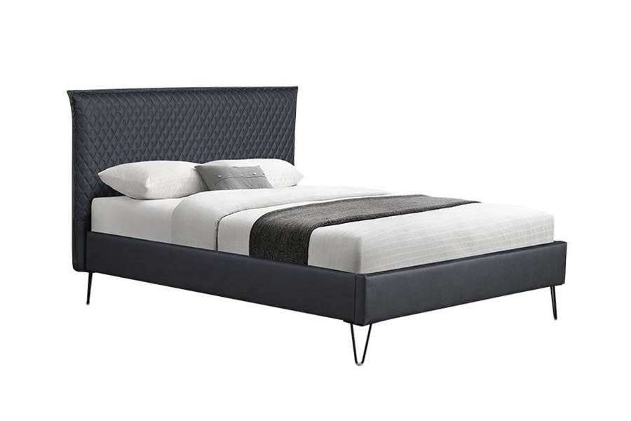 1664 Deri Bett Yatak Modern Stil Döşemeli Yatak