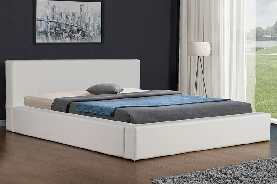 4246 İskandinav Minimalist Suni Deri Bazalı Yatak Çerçevesi