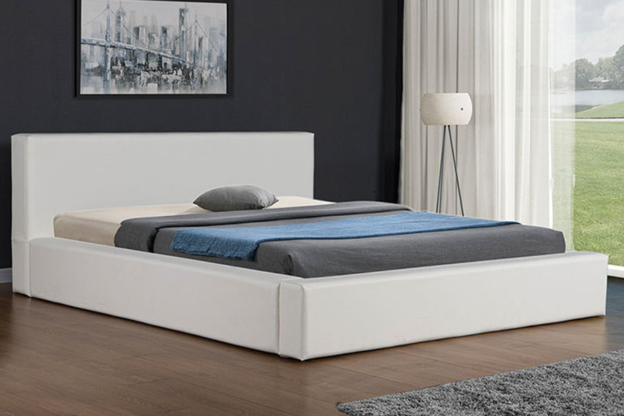 4246 İskandinav Minimalist Suni Deri Bazalı Yatak Çerçevesi