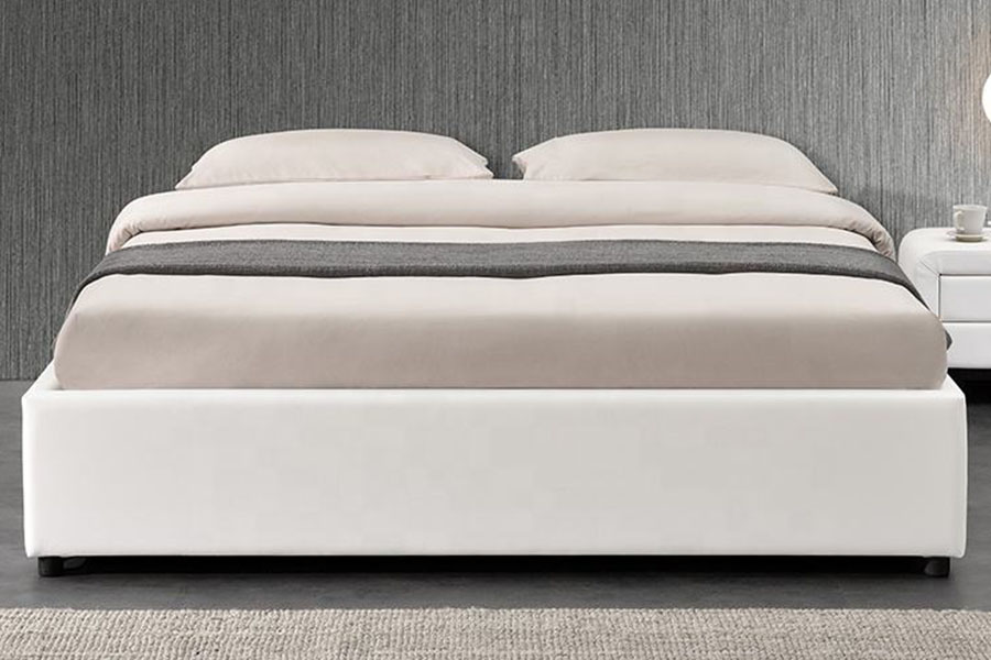 1155G Modern Suni Deri Otel Gaz Asansör Depolama Yatağı Çerçevesi