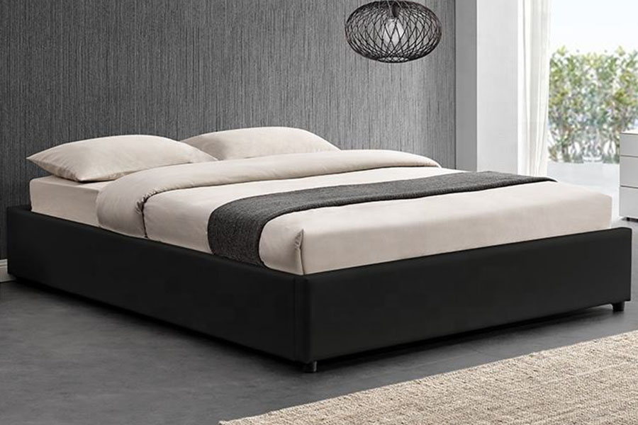 1155G Modern Suni Deri Otel Gaz Asansör Depolama Yatağı Çerçevesi