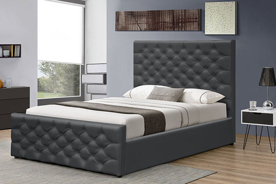 1208G Chesterfield Şönil-Kadife Kızak Osmanlı Baza Çerçevesi