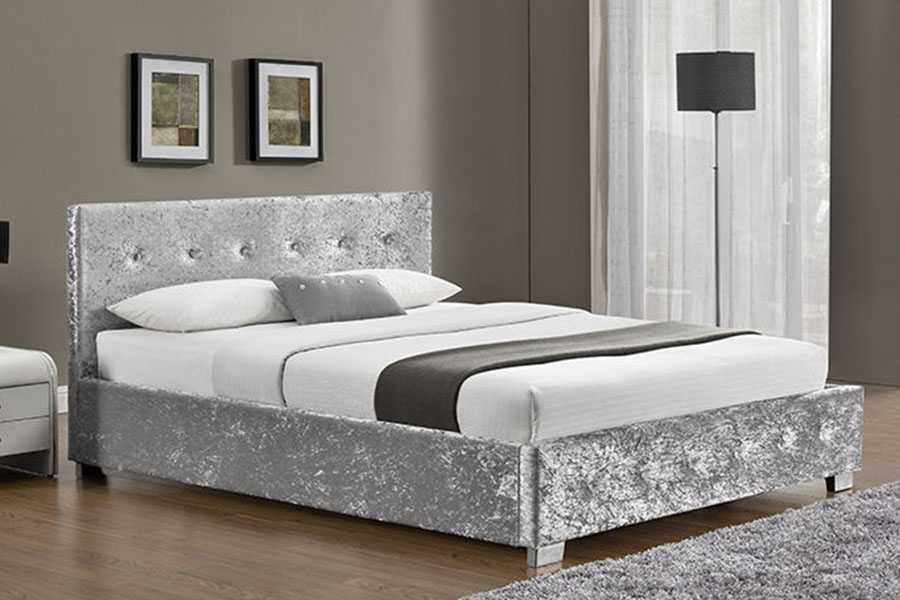 1191G Kumaş Osmanlı King Size Döşemeli Baza Çerçevesi