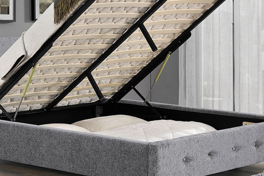 1191G Kumaş Osmanlı King Size Döşemeli Baza Çerçevesi