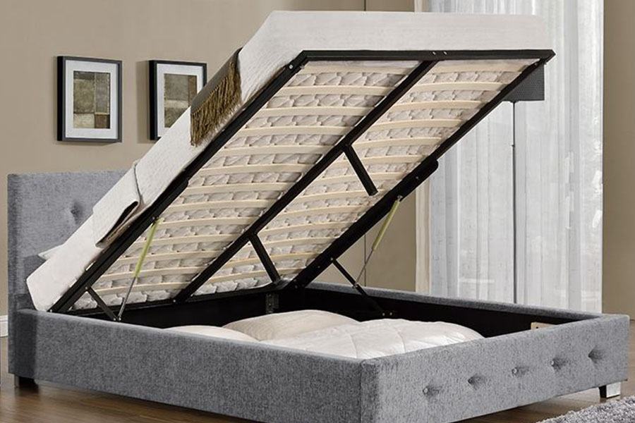 1191G Kumaş Osmanlı King Size Döşemeli Baza Çerçevesi