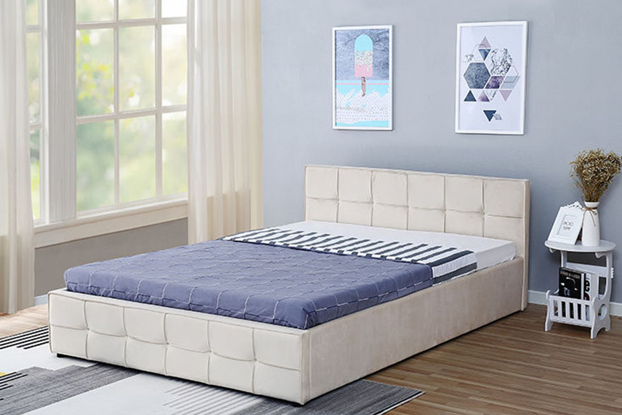 1295G Panel-Başlık Kumaş Kraliçe Döşemeli Osmanlı Baza Çerçevesi